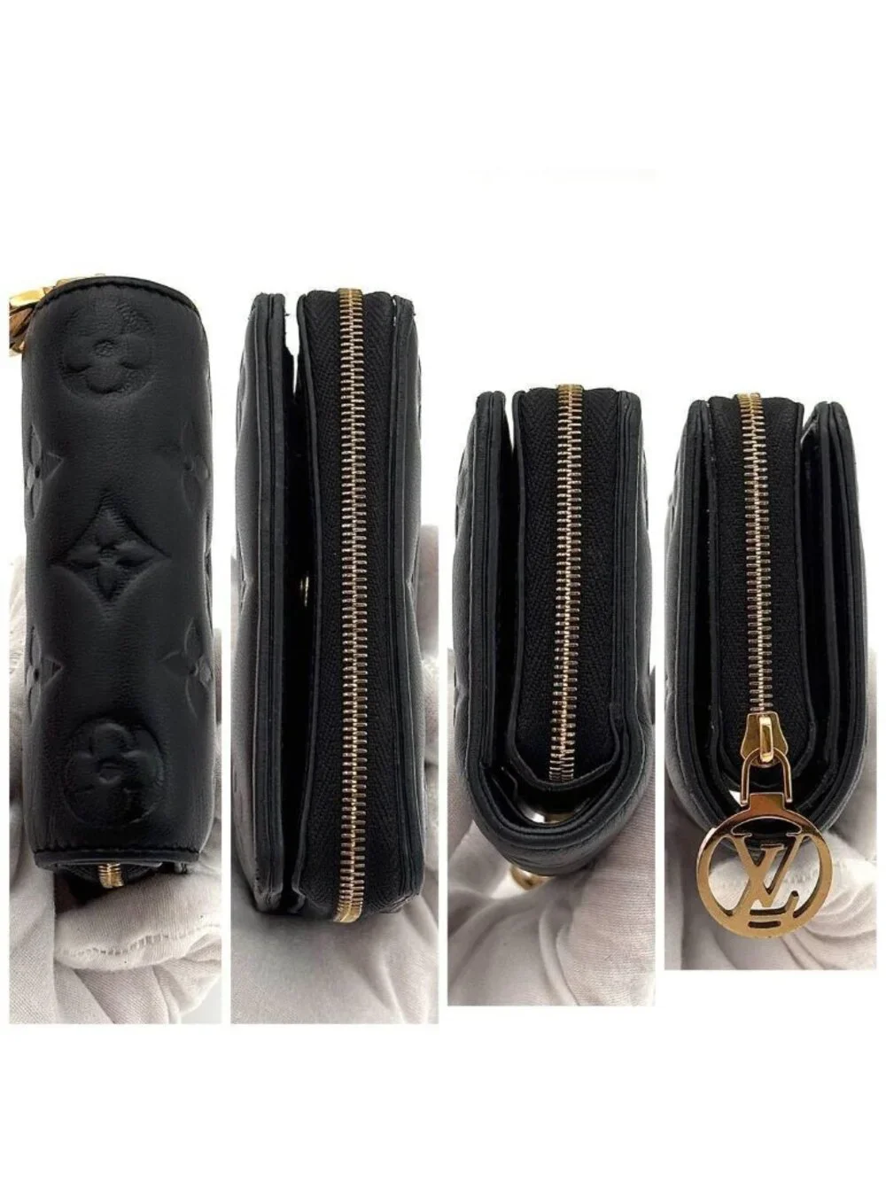 Louis Vuitton Wallet Monogram Coussin Portefeuille Lou Black